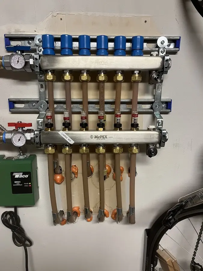 Plumber performing Water Heater Repair at a residential property in Upper Dublin